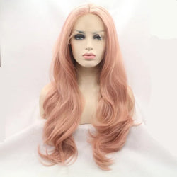 (Simple packed) Pinky Quartz｜Synthetic Swiss Lace Front Wig