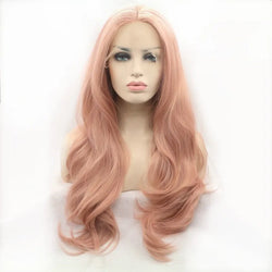 (Simple packed) Pinky Quartz｜Synthetic Swiss Lace Front Wig