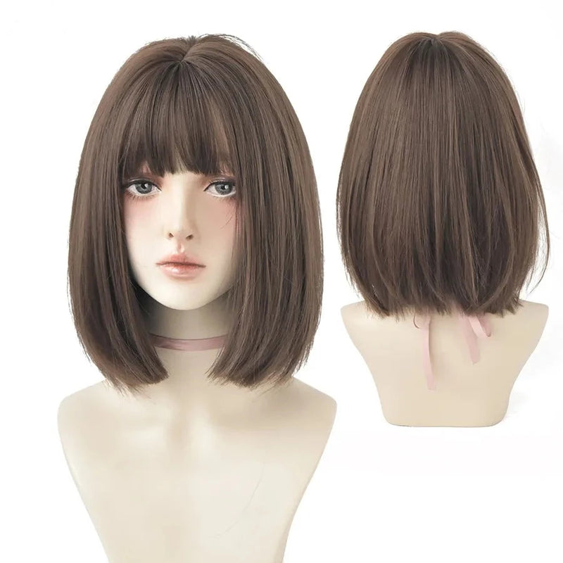 (Simple Packed) Davia | ROSE CAP HEAT RESISTANT WIG