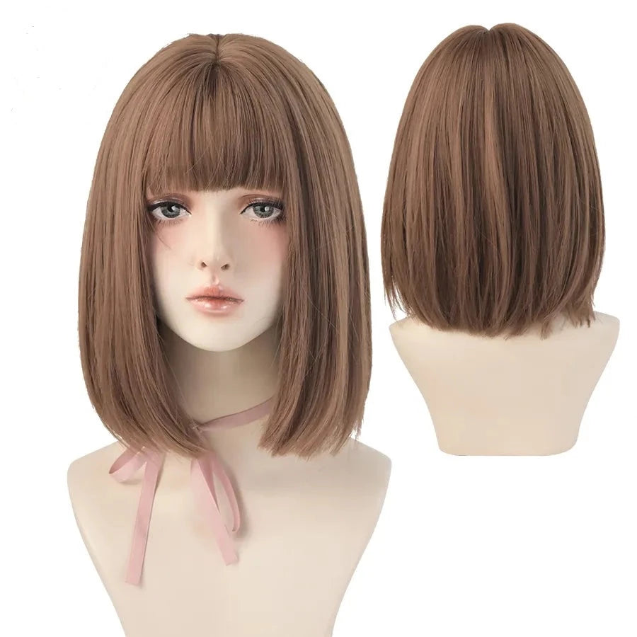 (Free Shipping) Davia | ROSE CAP HEAT RESISTANT WIG