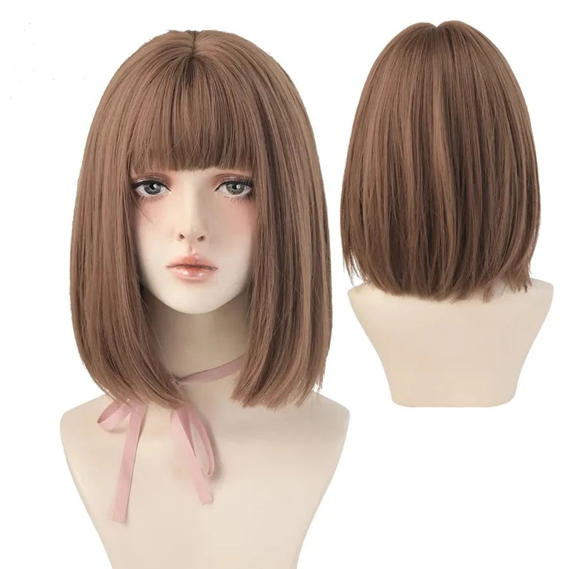 (Simple Packed) Davia | ROSE CAP HEAT RESISTANT WIG