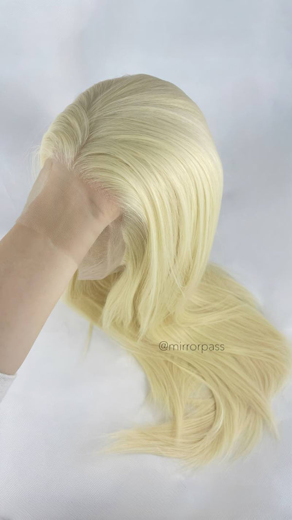 Cowboy ii Blonde｜Pre-Plucked Synthetic Swiss Heat-resistant Lace Front Wig