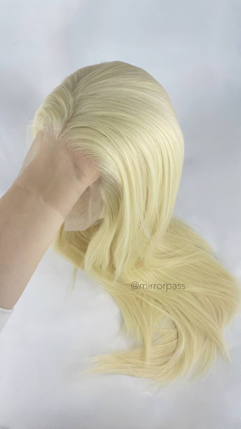 Cowboy ii Blonde｜Synthetic Swiss Heat-resistant Lace Front Wig