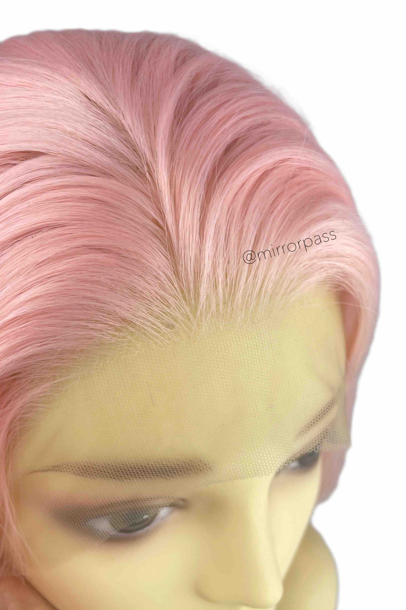 Rose Serenity｜ Pre-Plucked Heat-resistant Synthetic Swiss Lace Front Wig