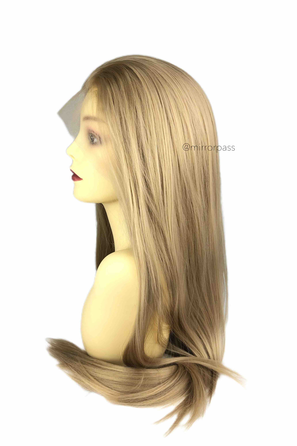 Ariana Blonde｜Pre-Plucked Synthetic Swiss Heat-resistant Lace Front Wig