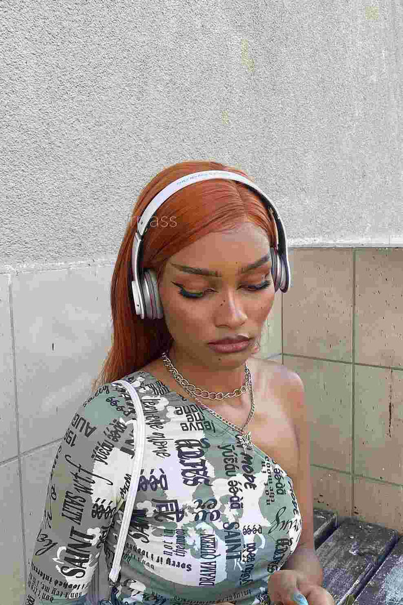 Stenie｜Synthetic Swiss Lace Front Wig