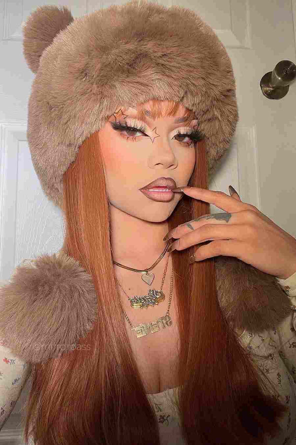 Leopard | synthetic swiss lace front wig