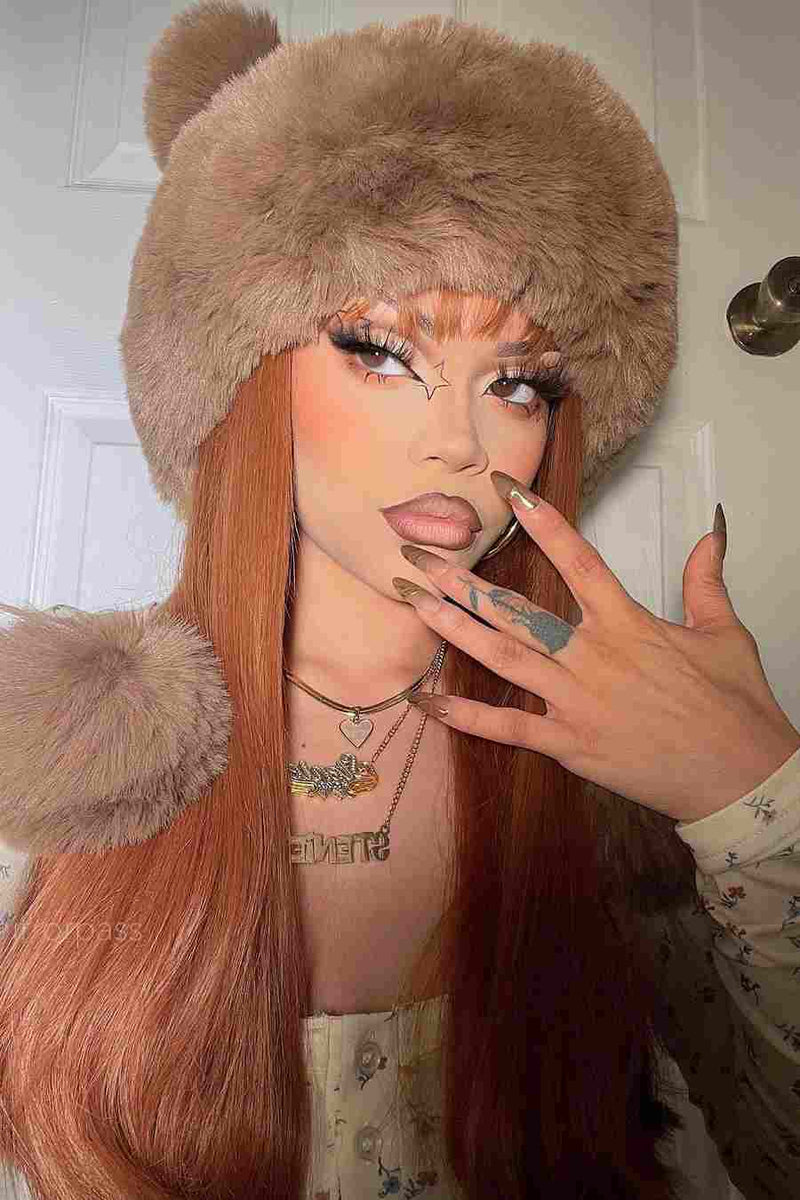Leopard | synthetic swiss lace front wig