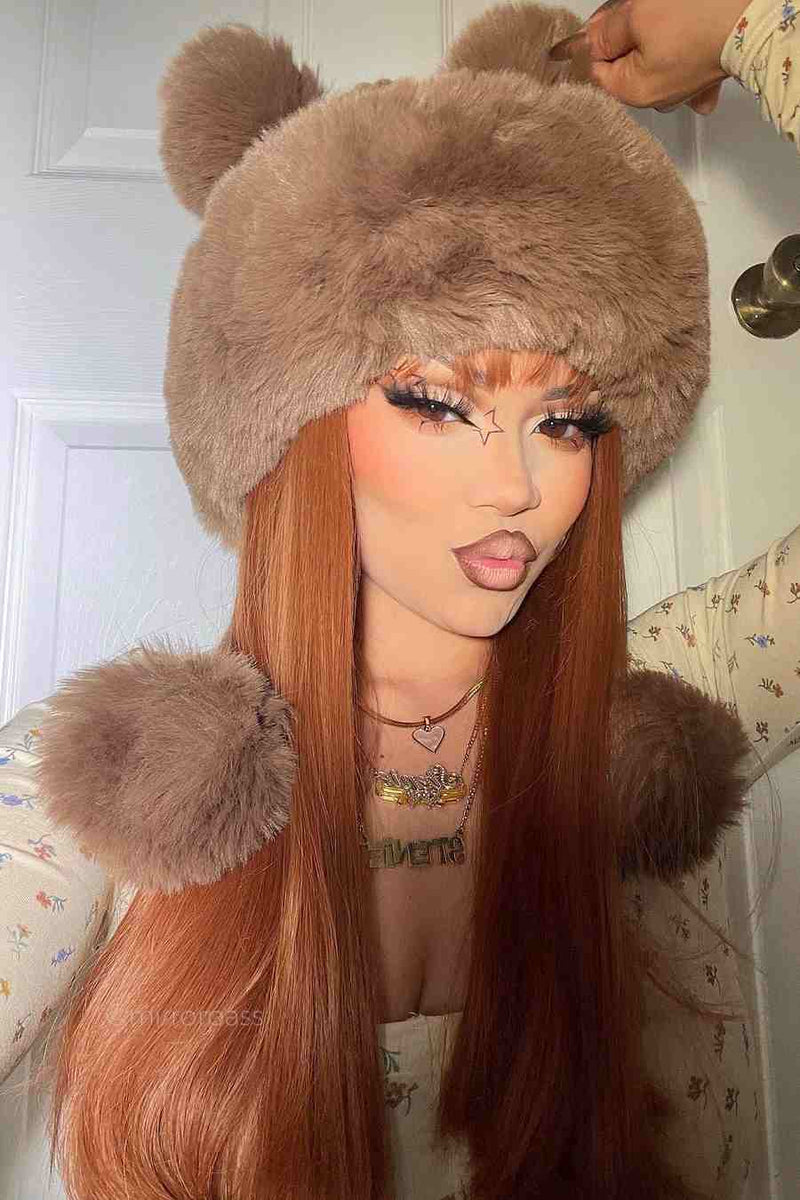 Leopard | synthetic swiss lace front wig