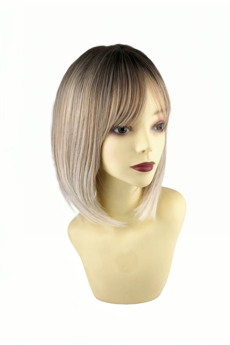 Margot Robbie-Inspired Bob Wig with Air Fringe