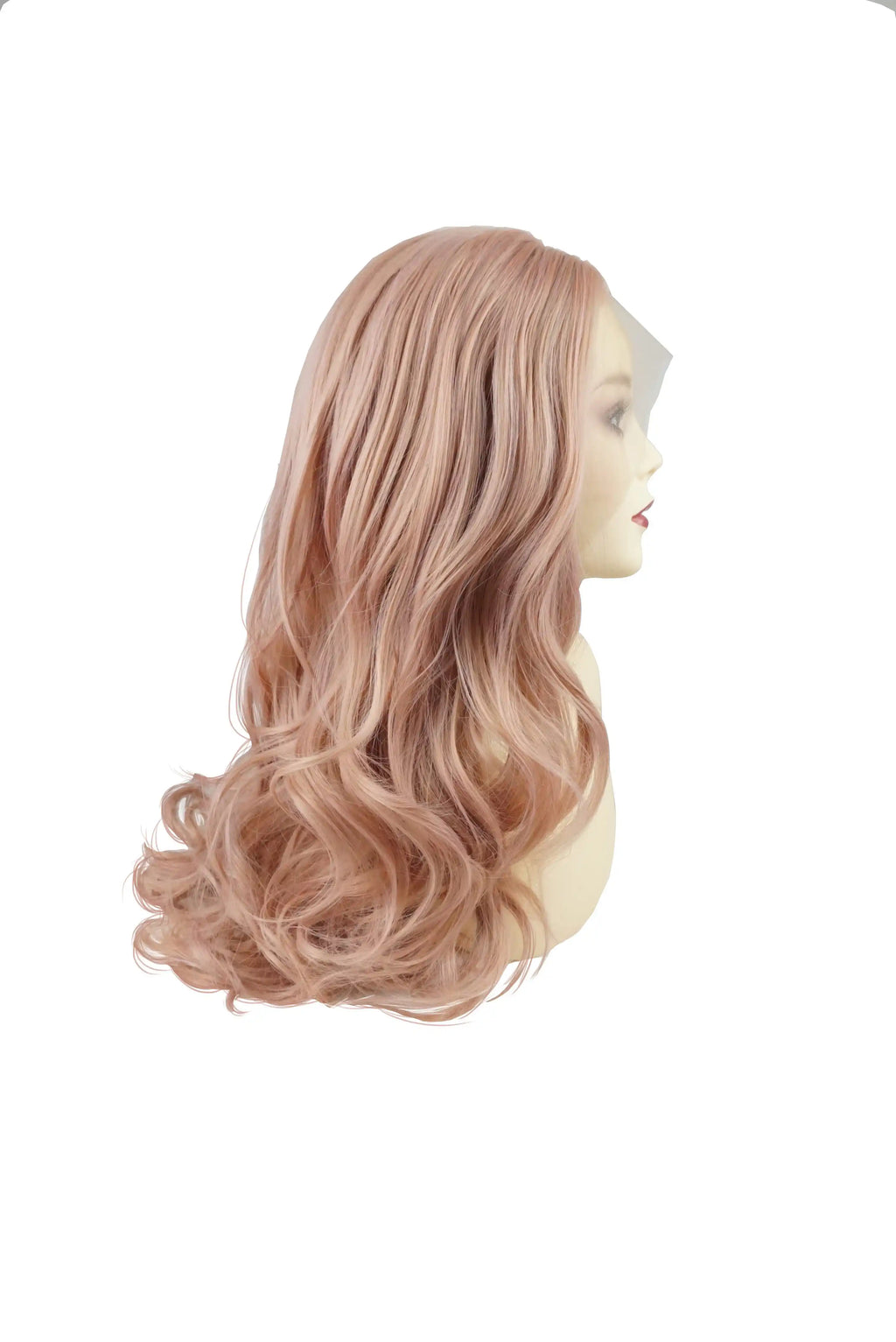 Pinky Quartz｜synthetic Swiss lace front wig
