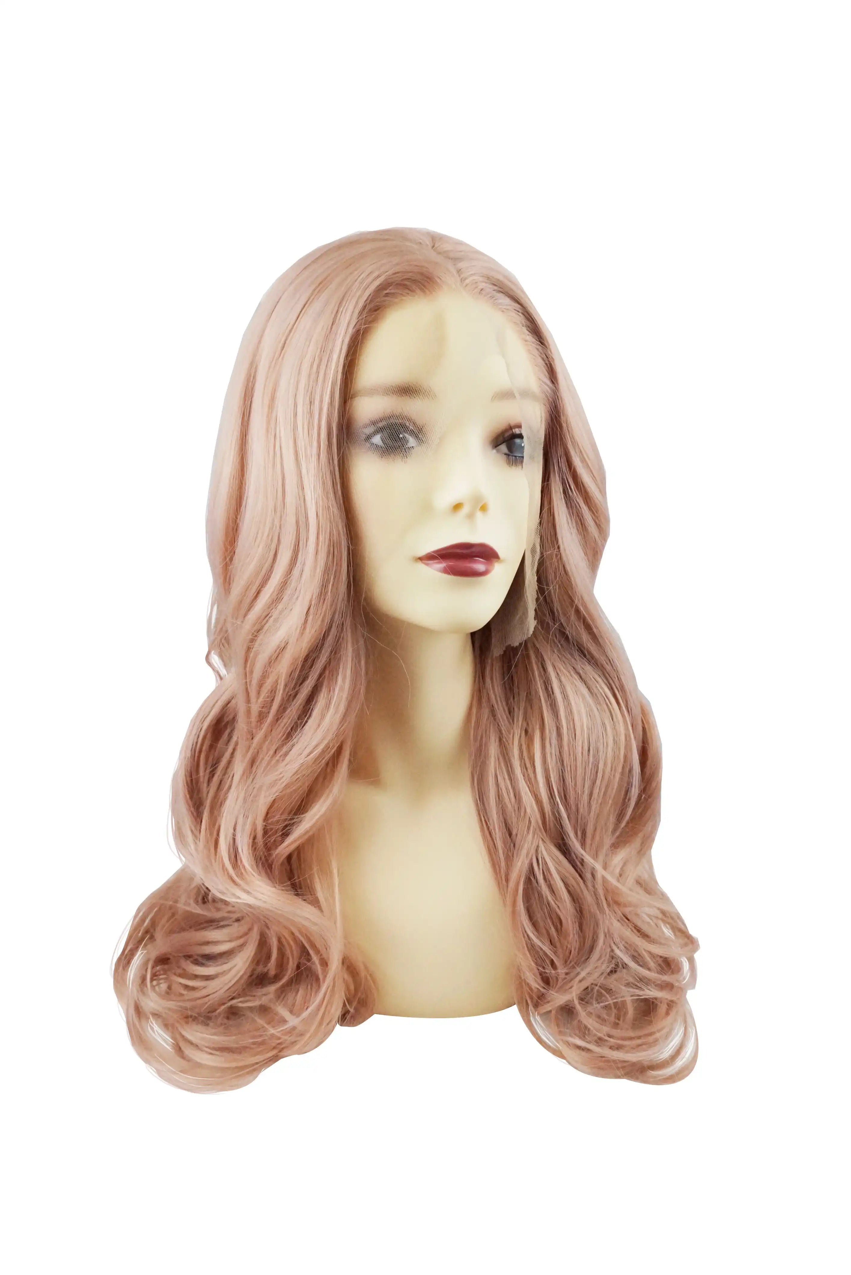 Pinky Quartz｜synthetic Swiss lace front wig