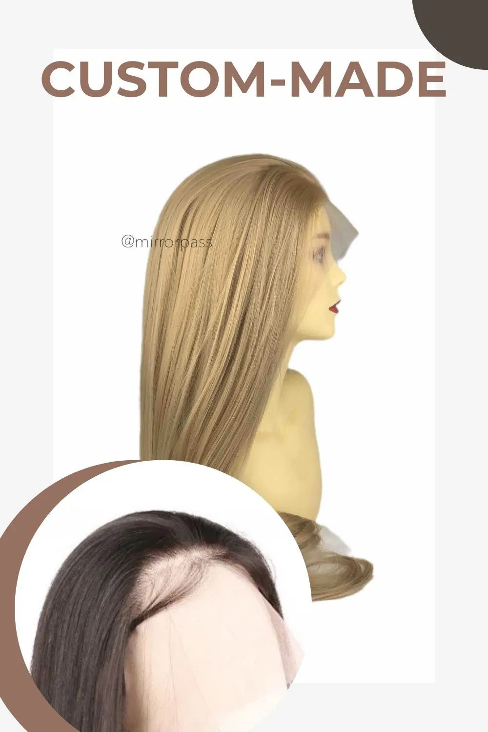 Ariana Blonde｜Pre-Plucked Synthetic Swiss Heat-resistant Lace Front Wig