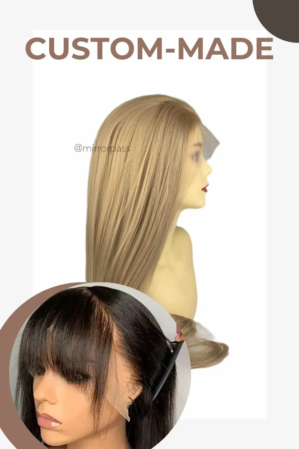 Ariana Blonde｜Pre-Plucked Synthetic Swiss Heat-resistant Lace Front Wig
