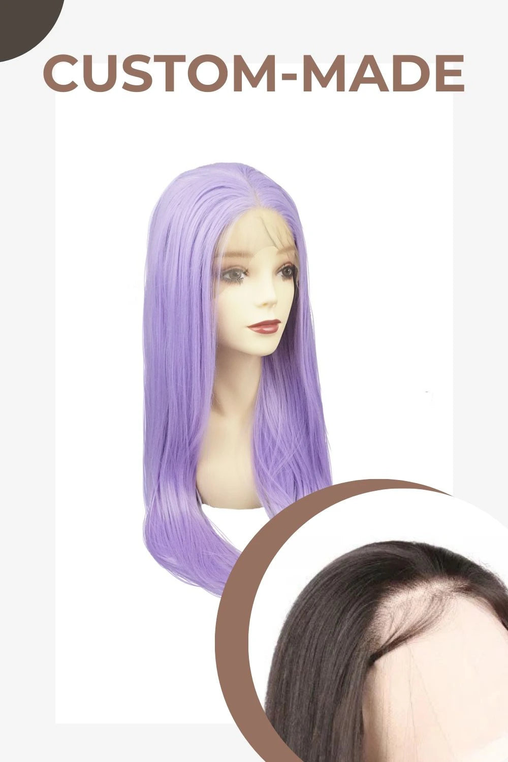 Gala｜synthetic swiss lace front wig