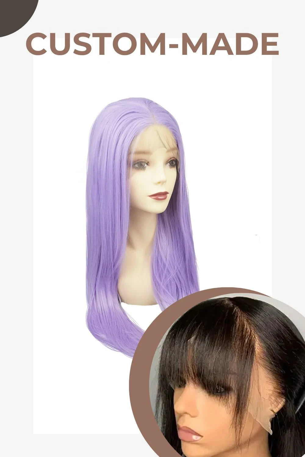 Gala｜synthetic swiss lace front wig