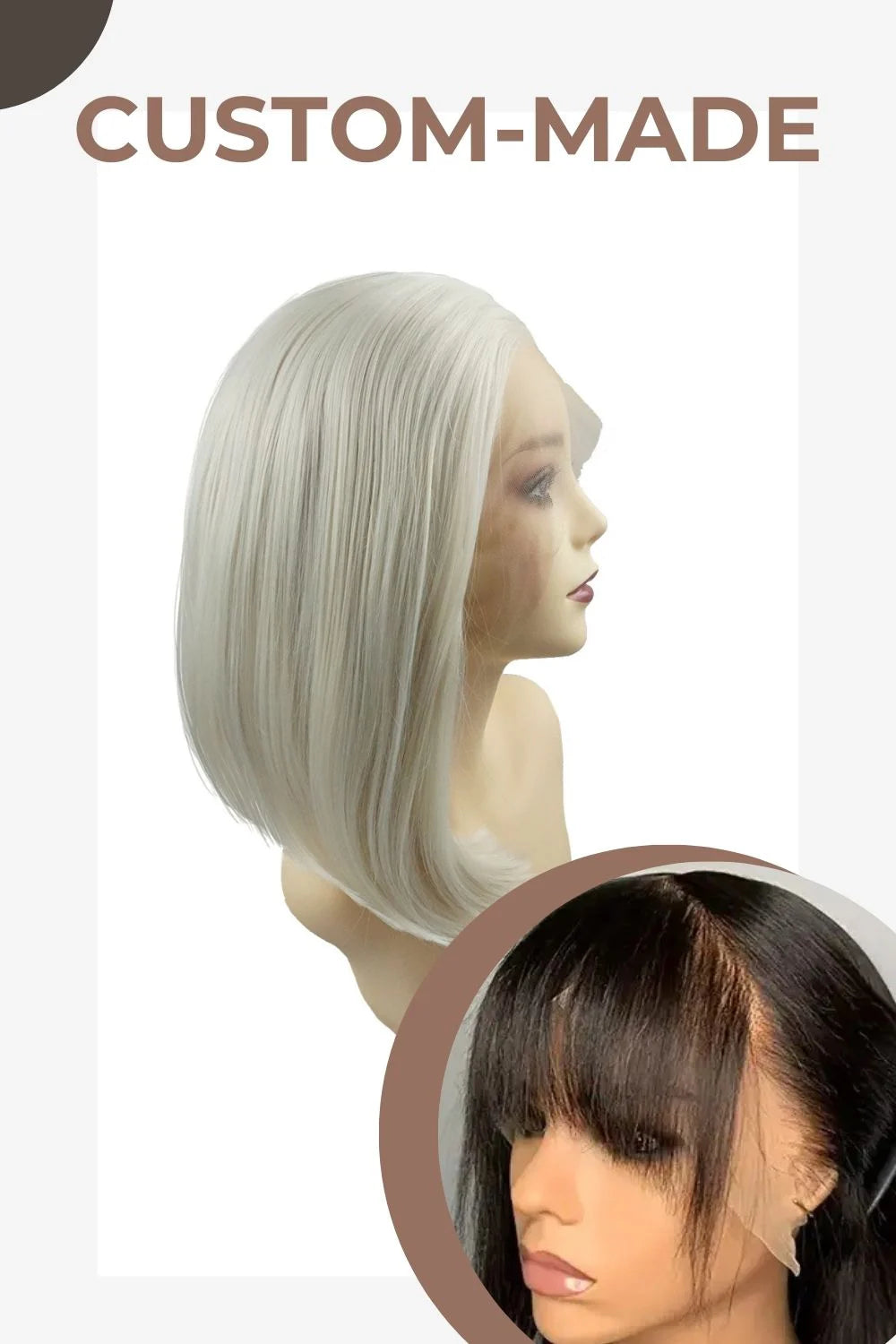 Flamingo｜synthetic swiss lace front wig