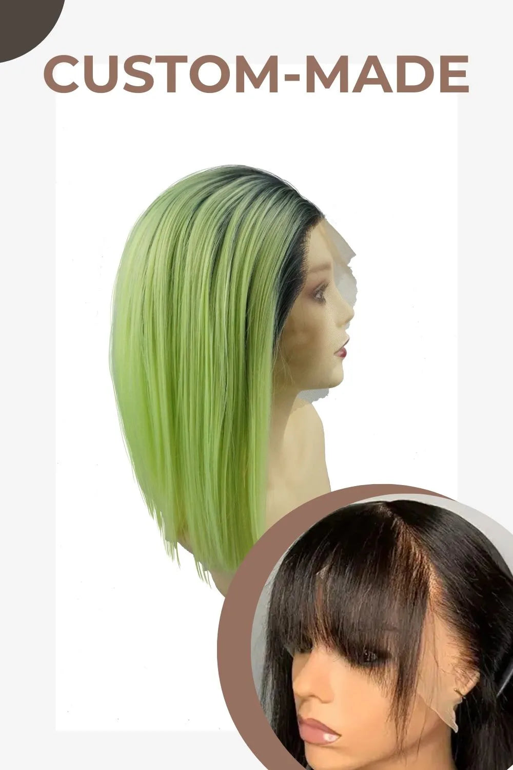 Kylie J｜Synthetic Swiss Lace Front Wig