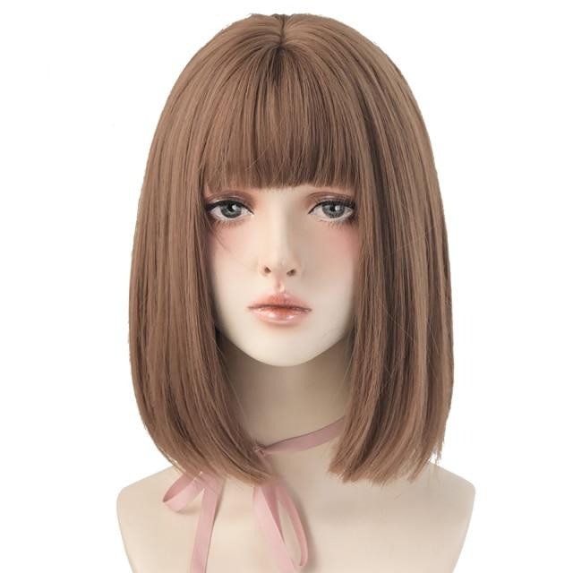 (Simple Packed) Davia | ROSE CAP HEAT RESISTANT WIG