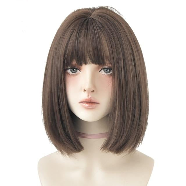 (Simple Packed) Davia | ROSE CAP HEAT RESISTANT WIG