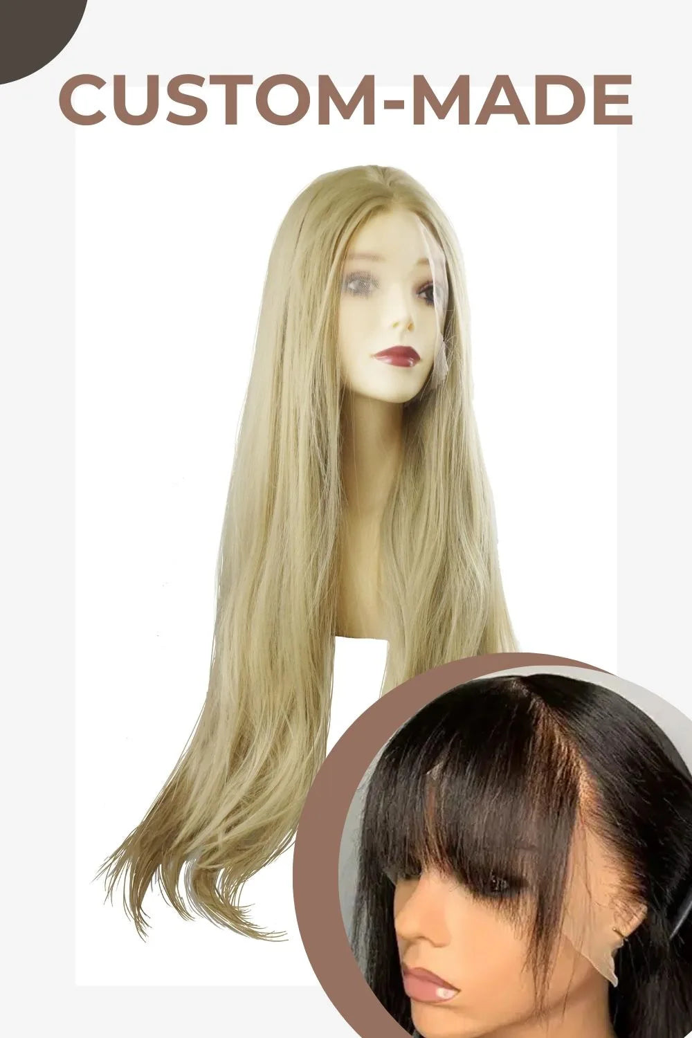 Rapunzel｜synthetic swiss lace front wig