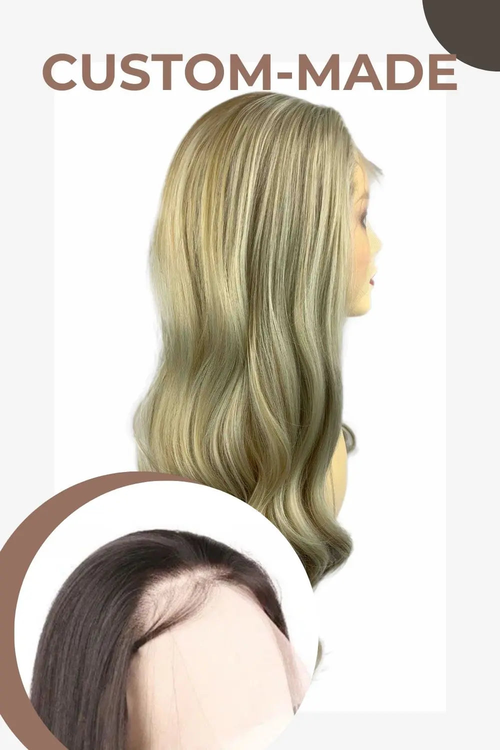 Romee | synthetic swiss lace front wig