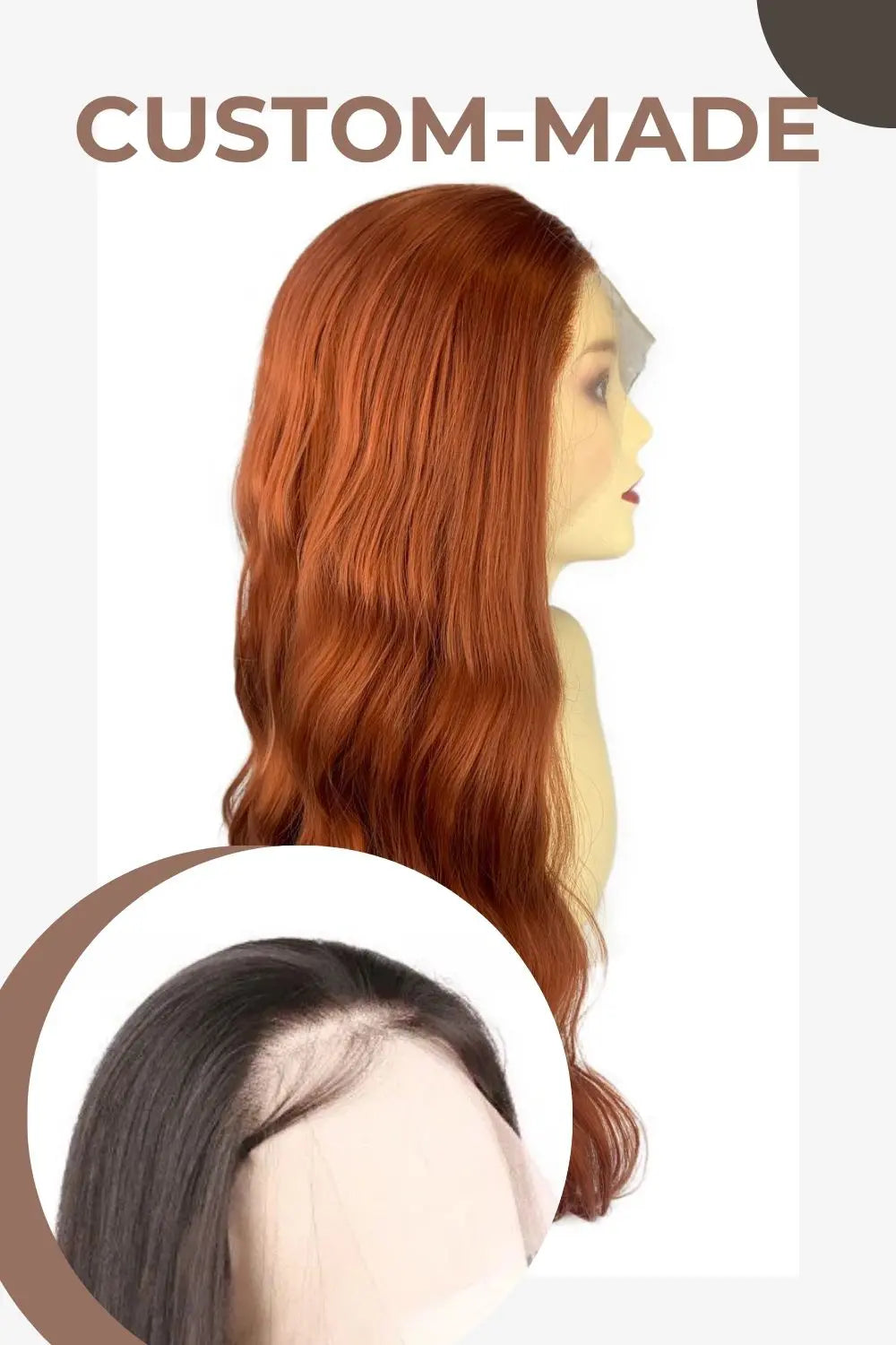 Serafina｜Synthetic Swiss Lace Front Wig