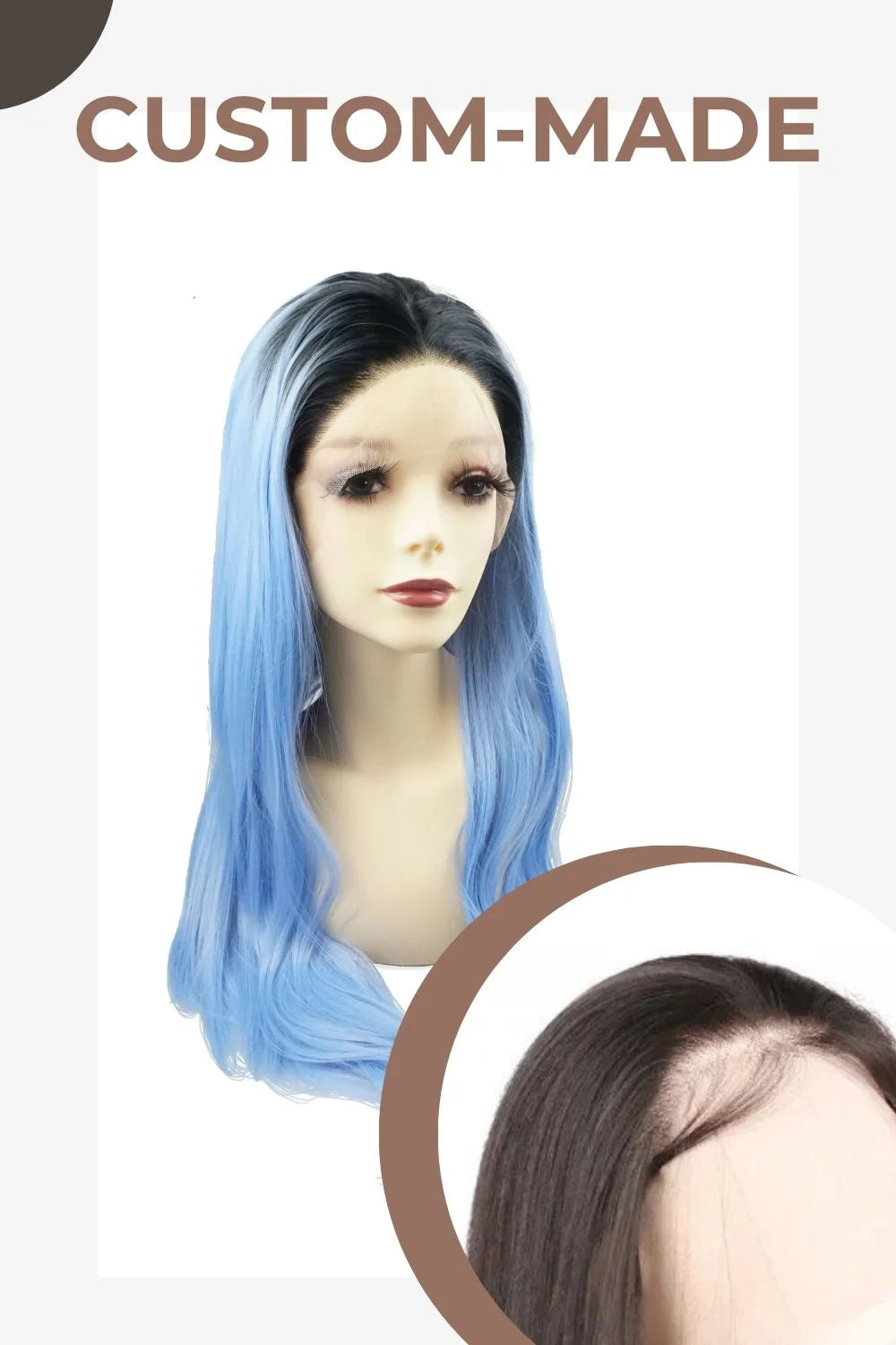 Surfing Hawaii｜synthetic swiss lace front wig