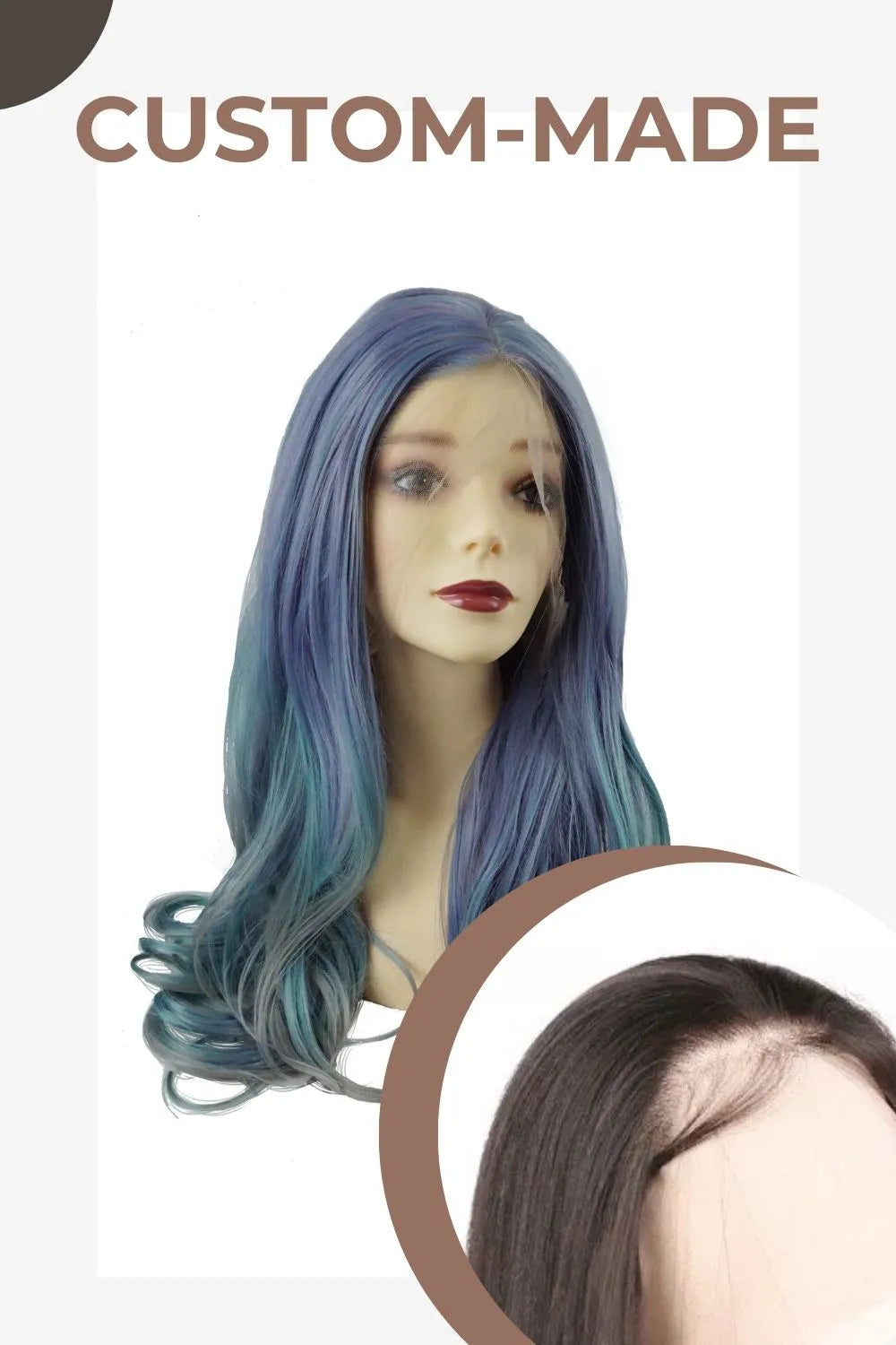 Thunder｜Synthetic Swiss Lace Front Wig