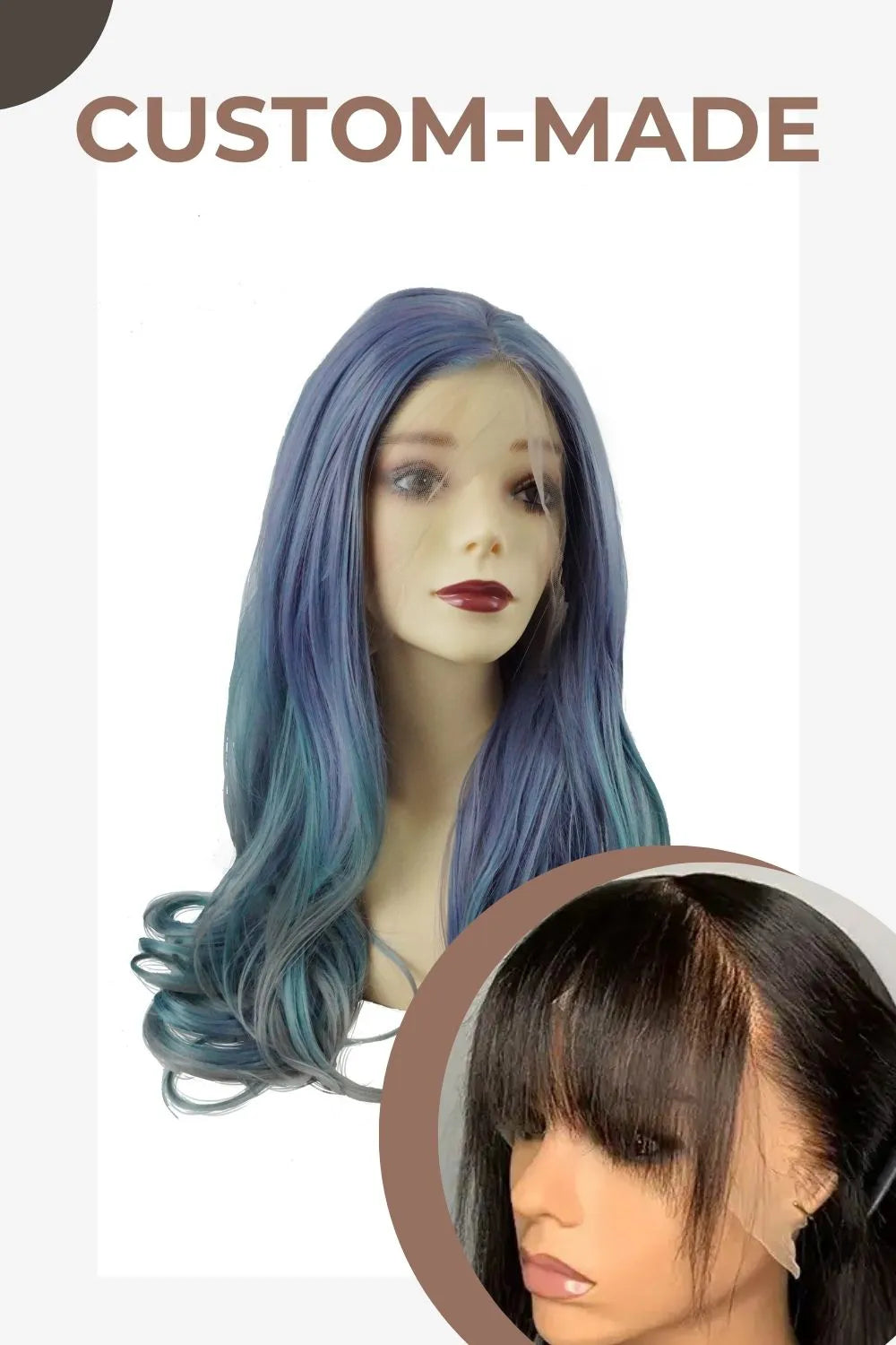 Thunder｜Synthetic Swiss Lace Front Wig