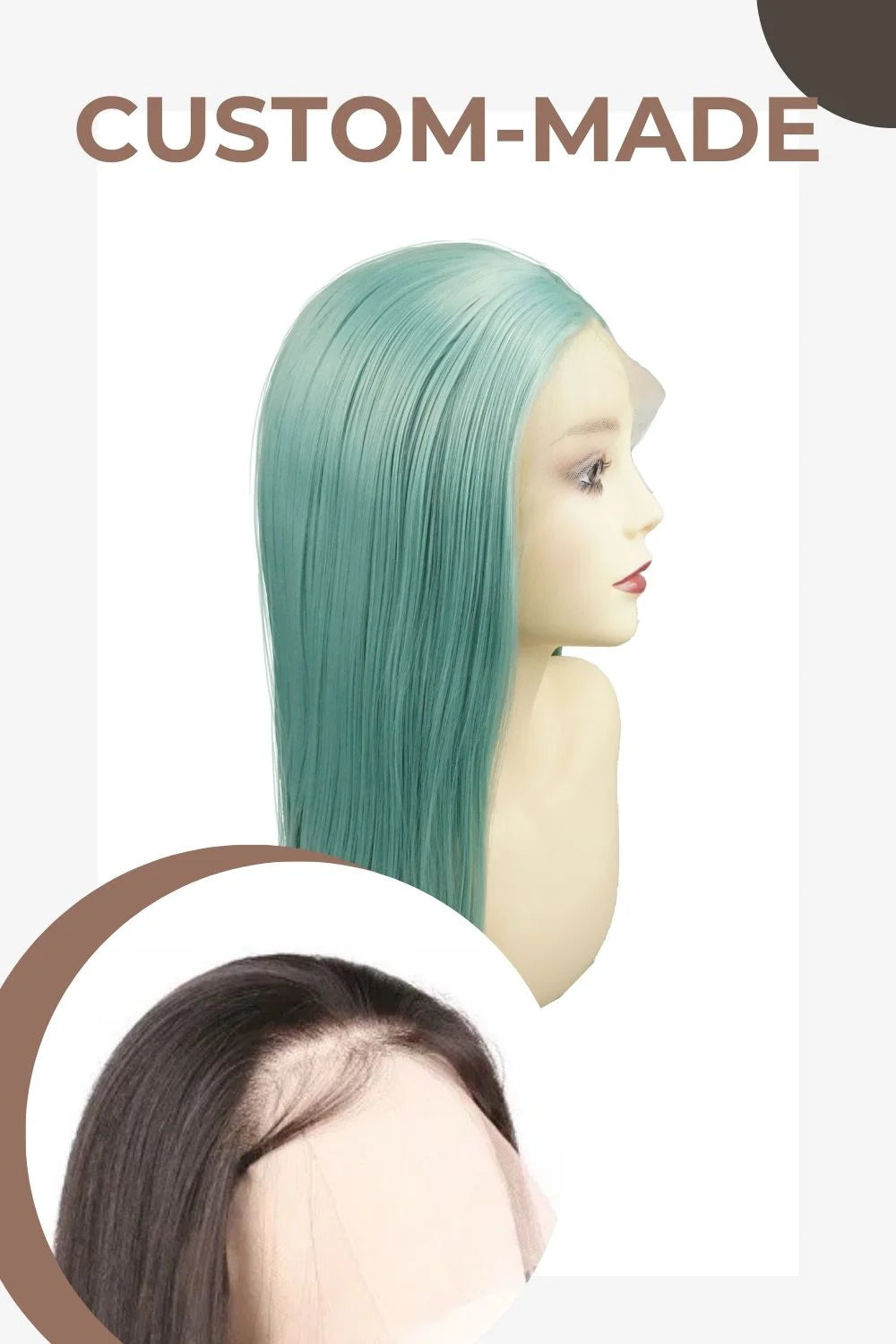 Truth｜synthetic swiss lace front wig