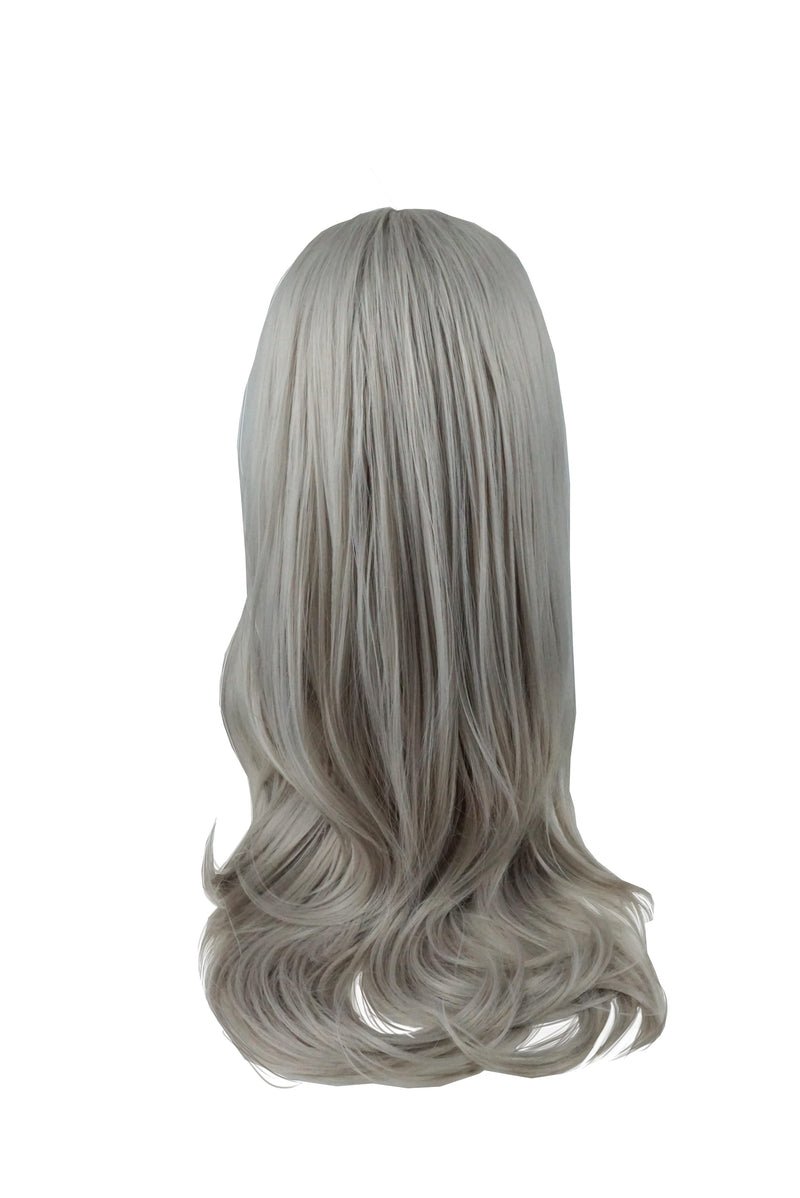Atlanta silver｜Synthetic Swiss Lace Front Wig Mirrorpass.com