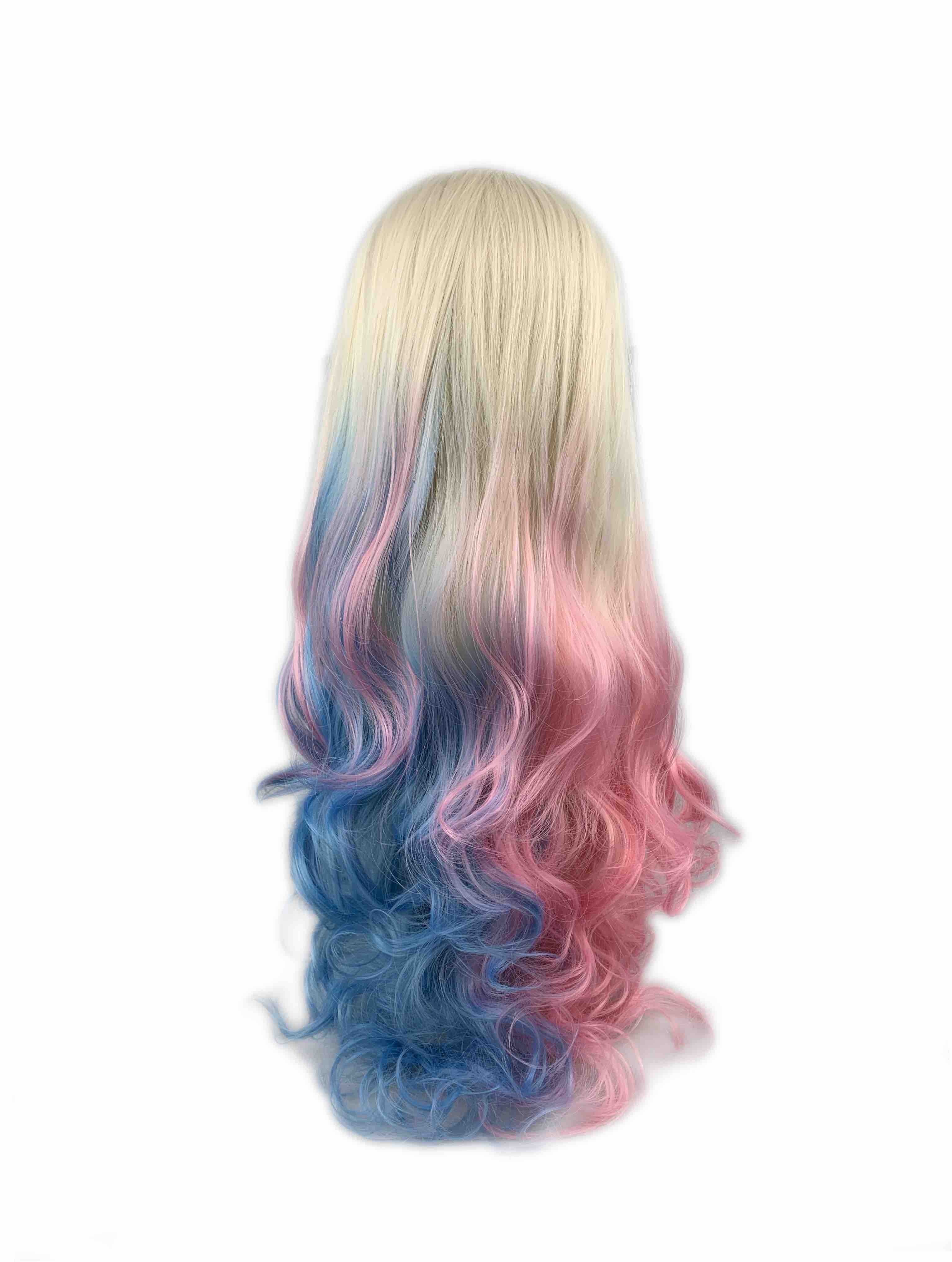 Harley Quinn｜synthetic swiss lace front wig 13*4 