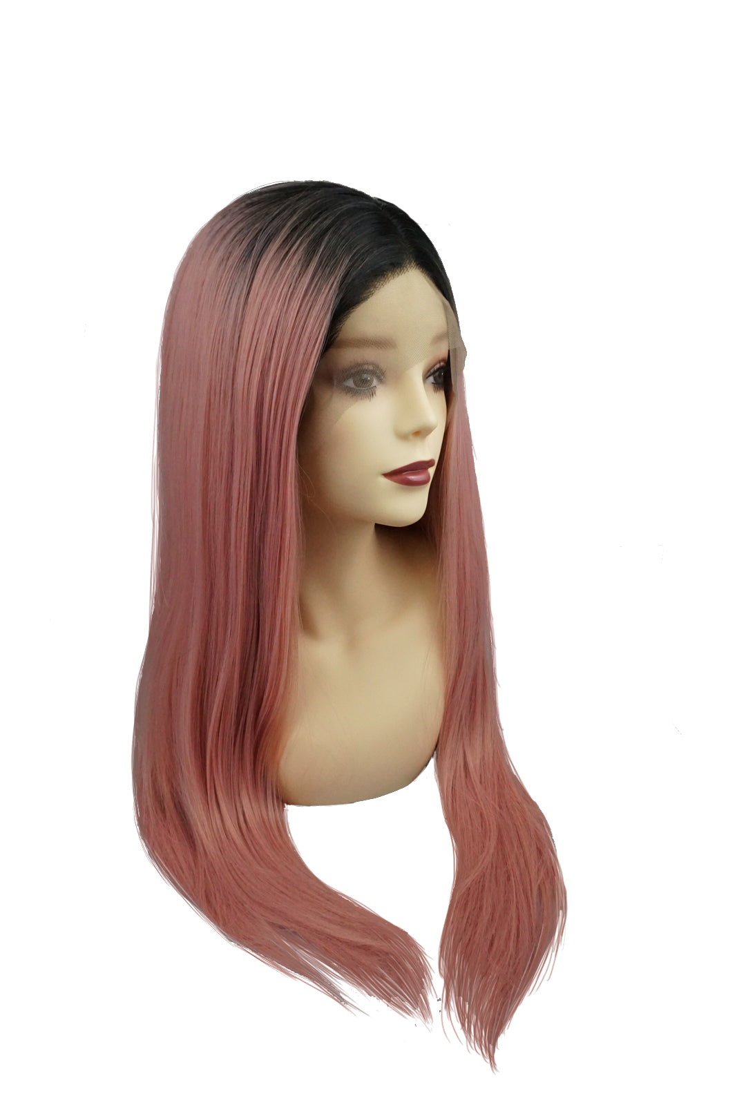 Pink Punk｜Synthetic Swiss Lace Front Wig Mirrorpass.com