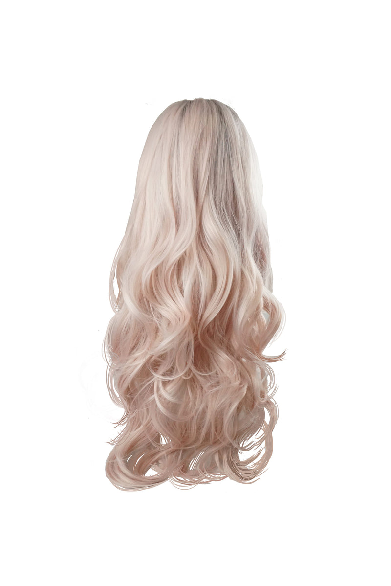 Pinkblack｜Synthetic Swiss Lace Front Wig Mirrorpass.com