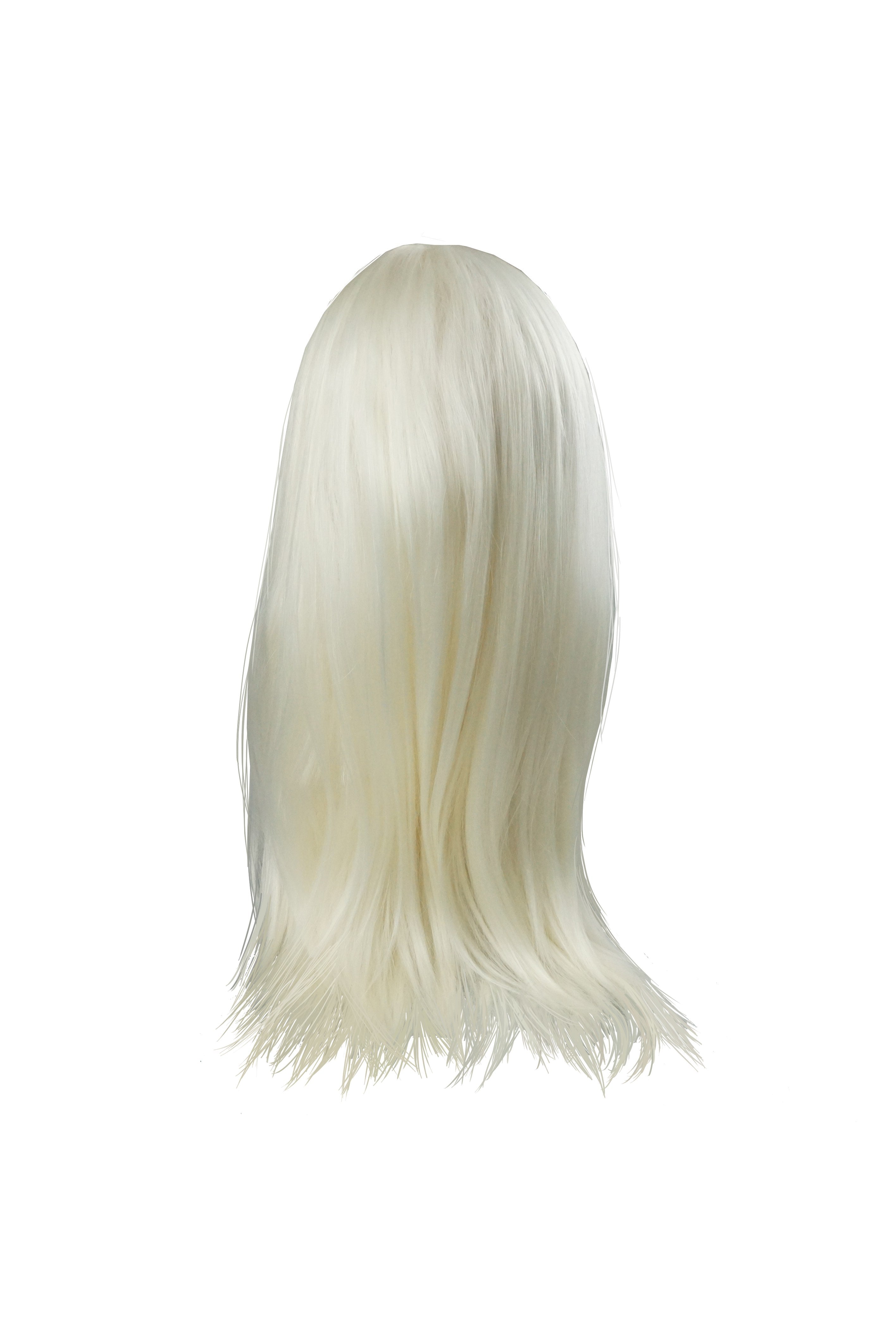 Silver Sable｜Synthetic Swiss Lace Front Wig Mirrorpass.com