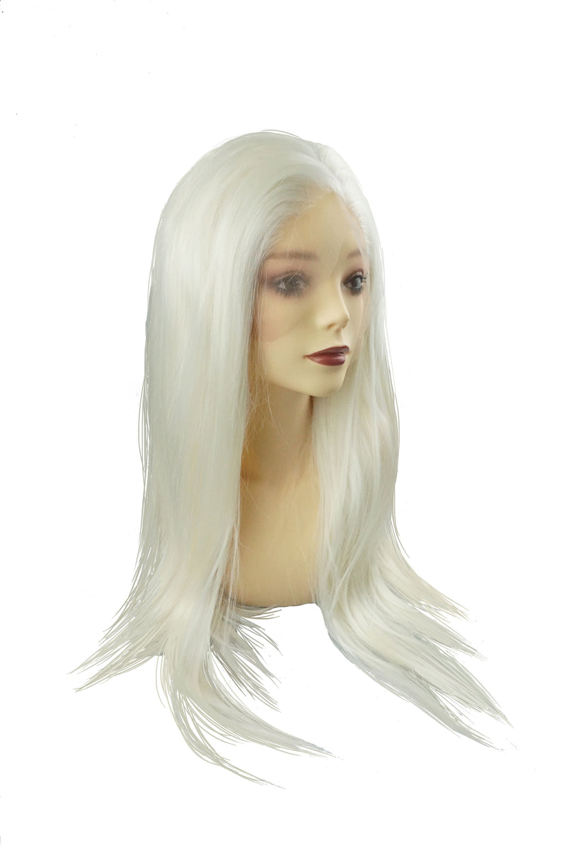 Silver Sable｜Synthetic Swiss Lace Front Wig Mirrorpass.com