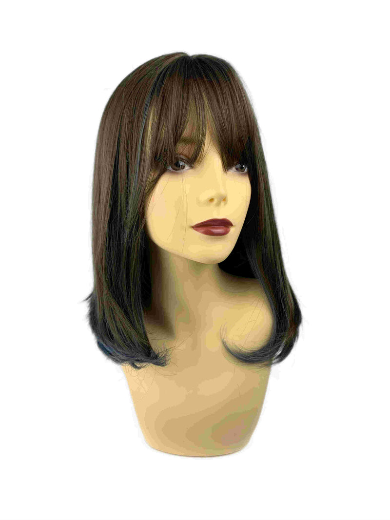 Berry blue | Capless cap wig Mirrorpass.com