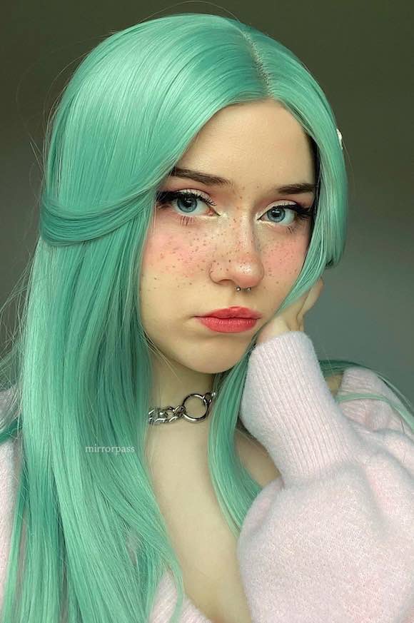 Truth｜Synthetic Swiss Lace Front Wig Instagram @mirrorpass and @avriltlina1