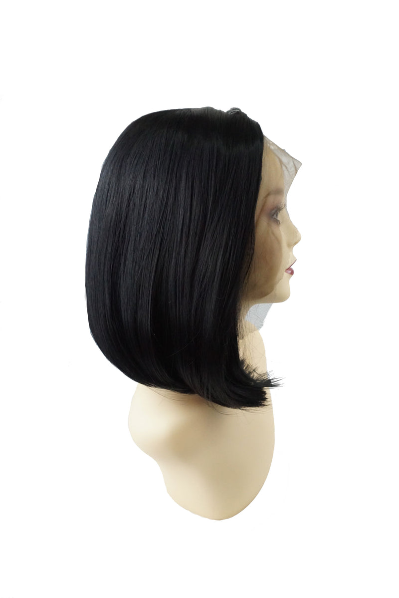 Black Cherry｜Synthetic Swiss Lace Front Wig Mirrorpass.com