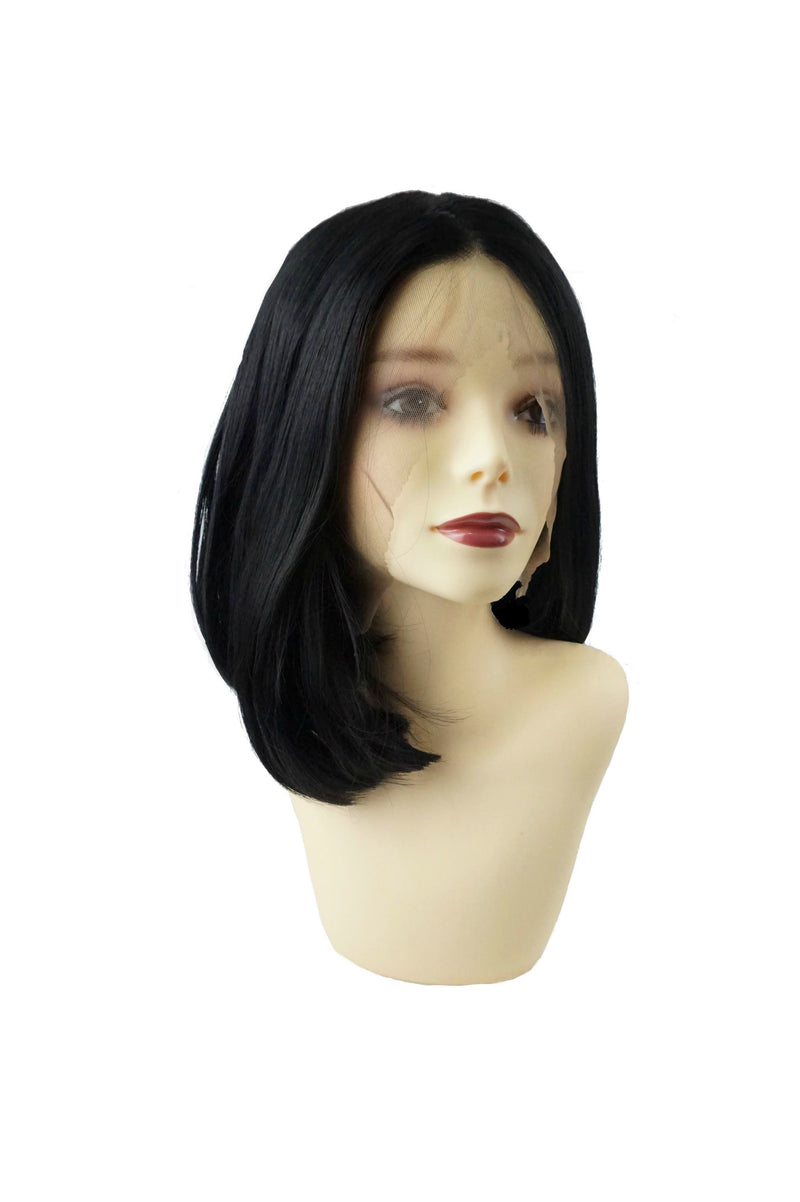 Black Cherry｜Synthetic Swiss Lace Front Wig Mirrorpass.com