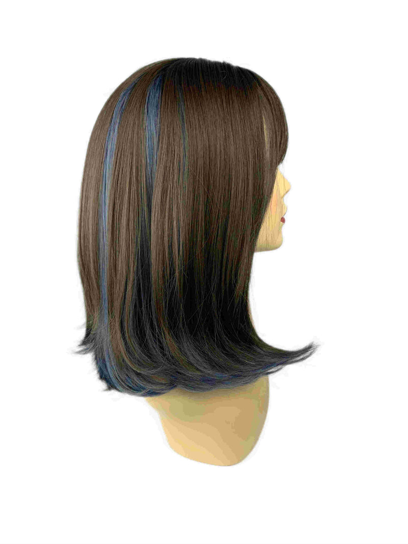 Berry blue | Capless cap wig Mirrorpass.com