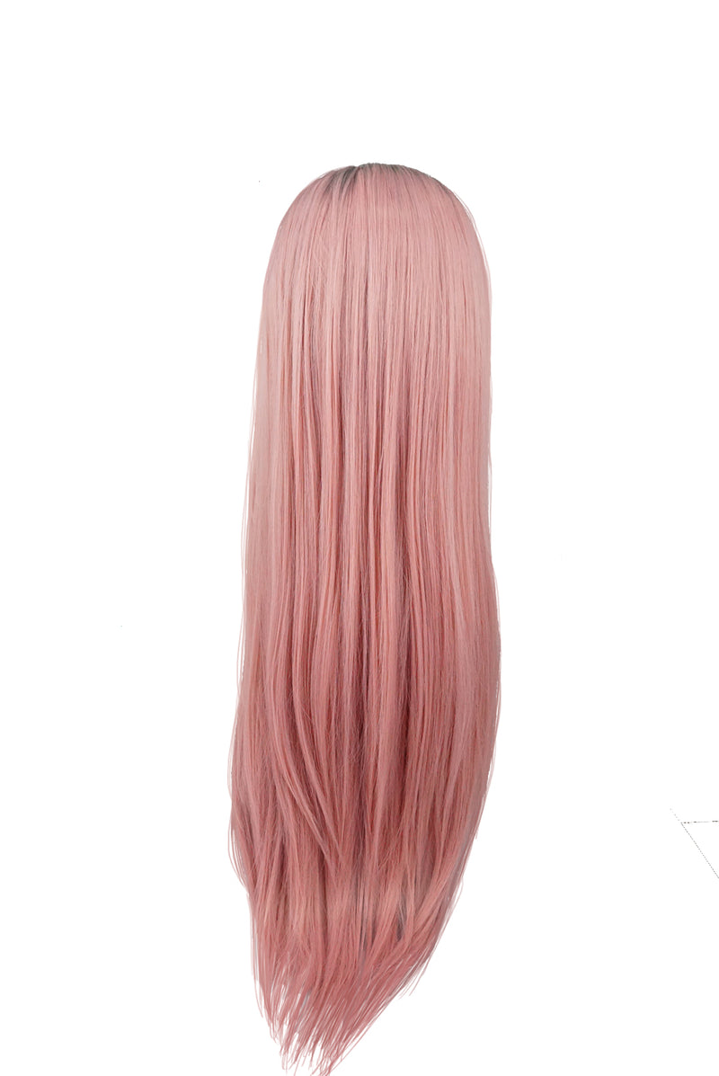 Pink Punk｜Synthetic Swiss Lace Front Wig Mirrorpass.com