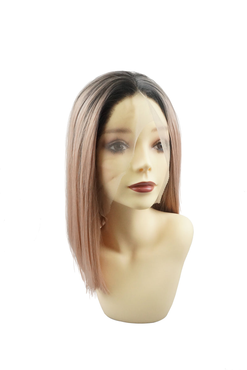 Peach Candy｜Synthetic Swiss Lace Front Wig Mirrorpass.com