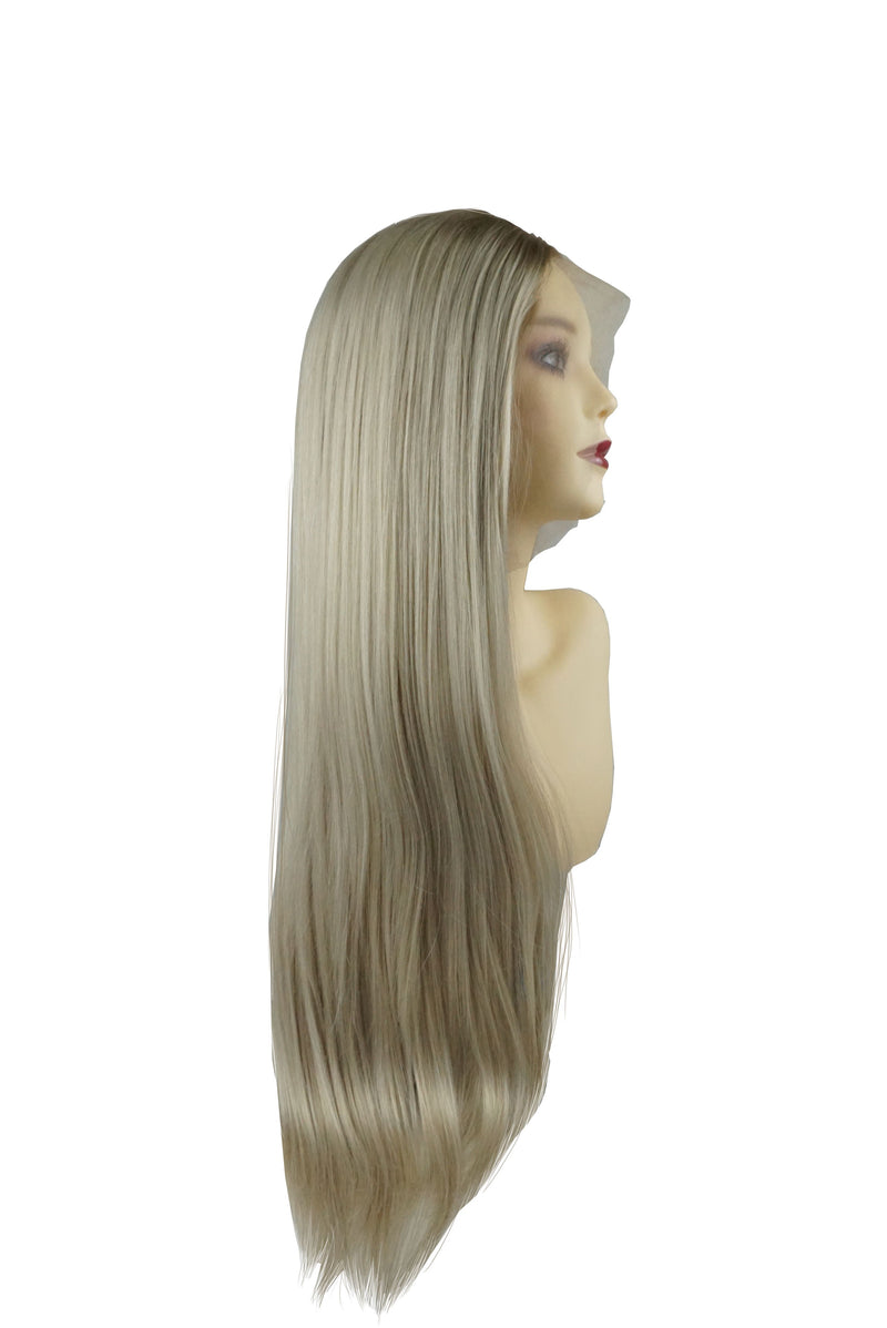 Golden Pearl｜Synthetic Swiss Lace Front Wig Mirrorpass.com