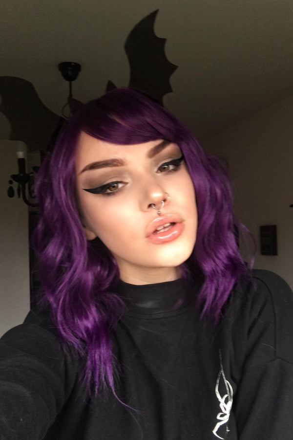 Plum berry punch | synthetic rose cap wig