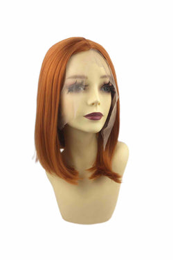 Stenie｜Synthetic Swiss Lace Front Wig