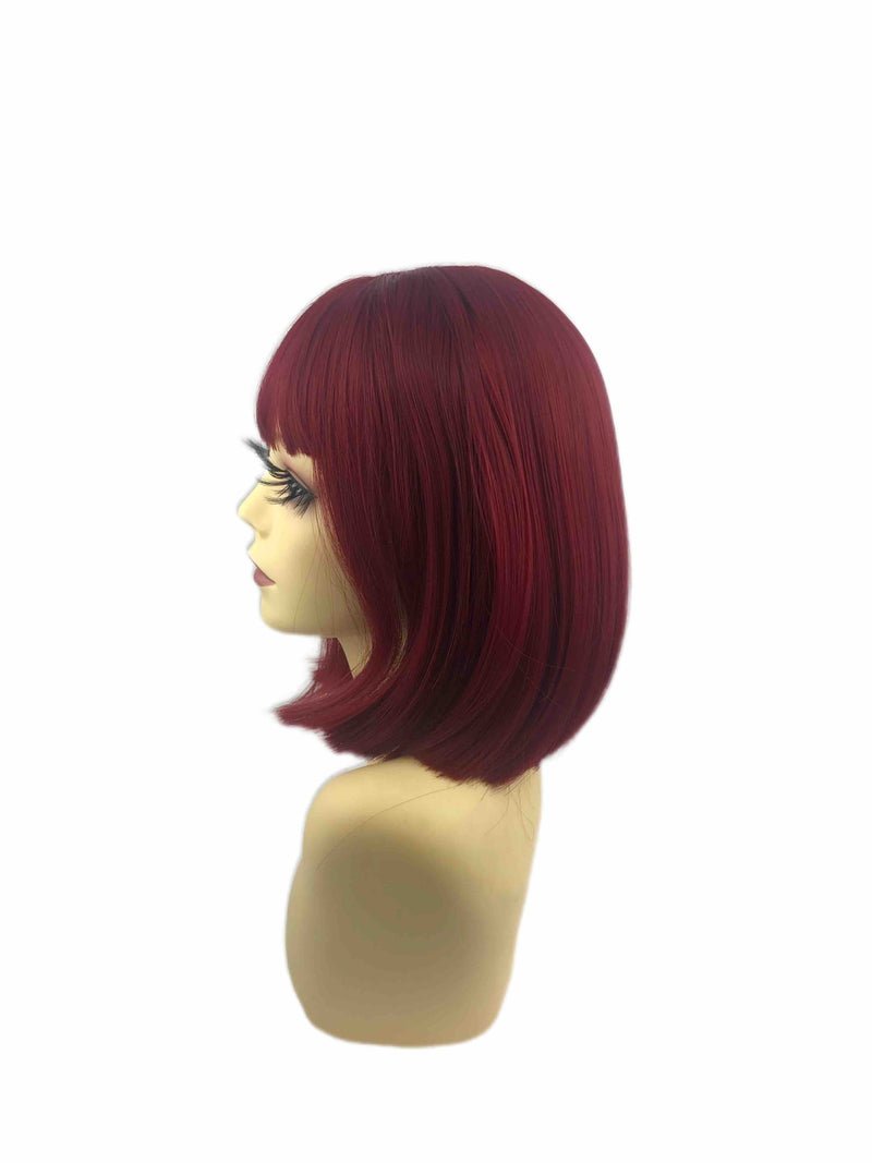 Cherry  | rose cap heat resistant wig