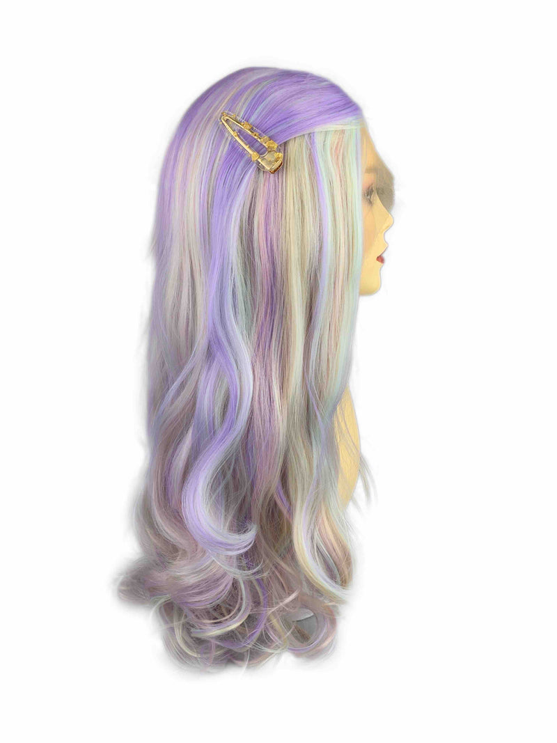 Pastel｜Synthetic Swiss Lace Front Wig Mirrorpass.com
