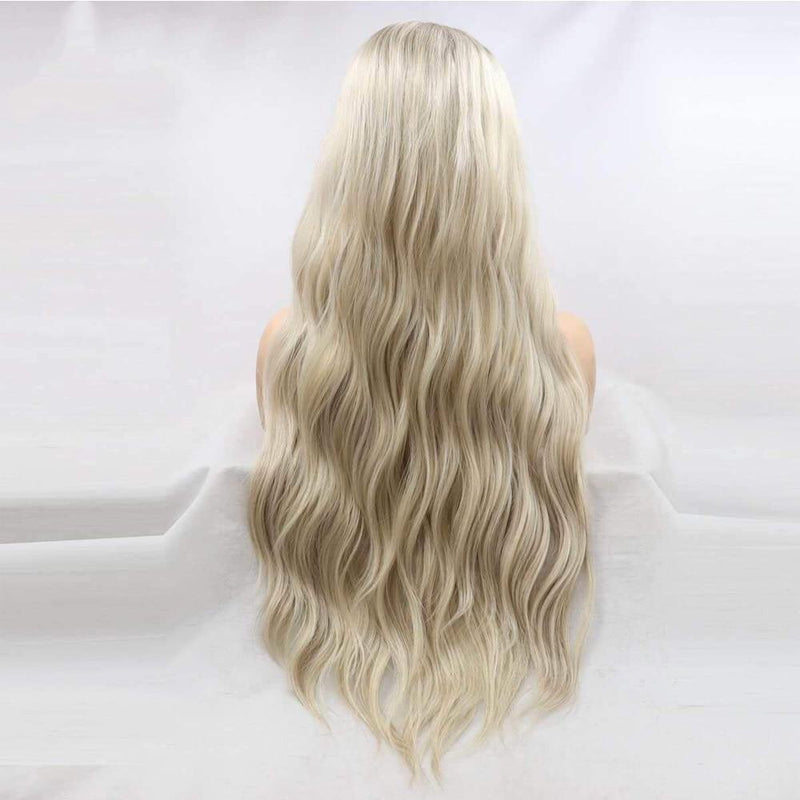 (Simple Packed) Golden Pearl Pro | Synthetic Swiss Lace Front Wig